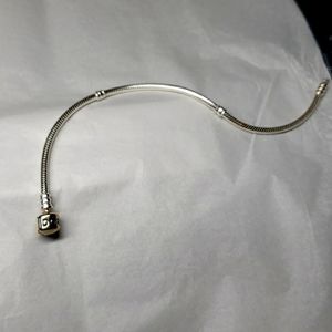 Pandora charm bracelet, silver